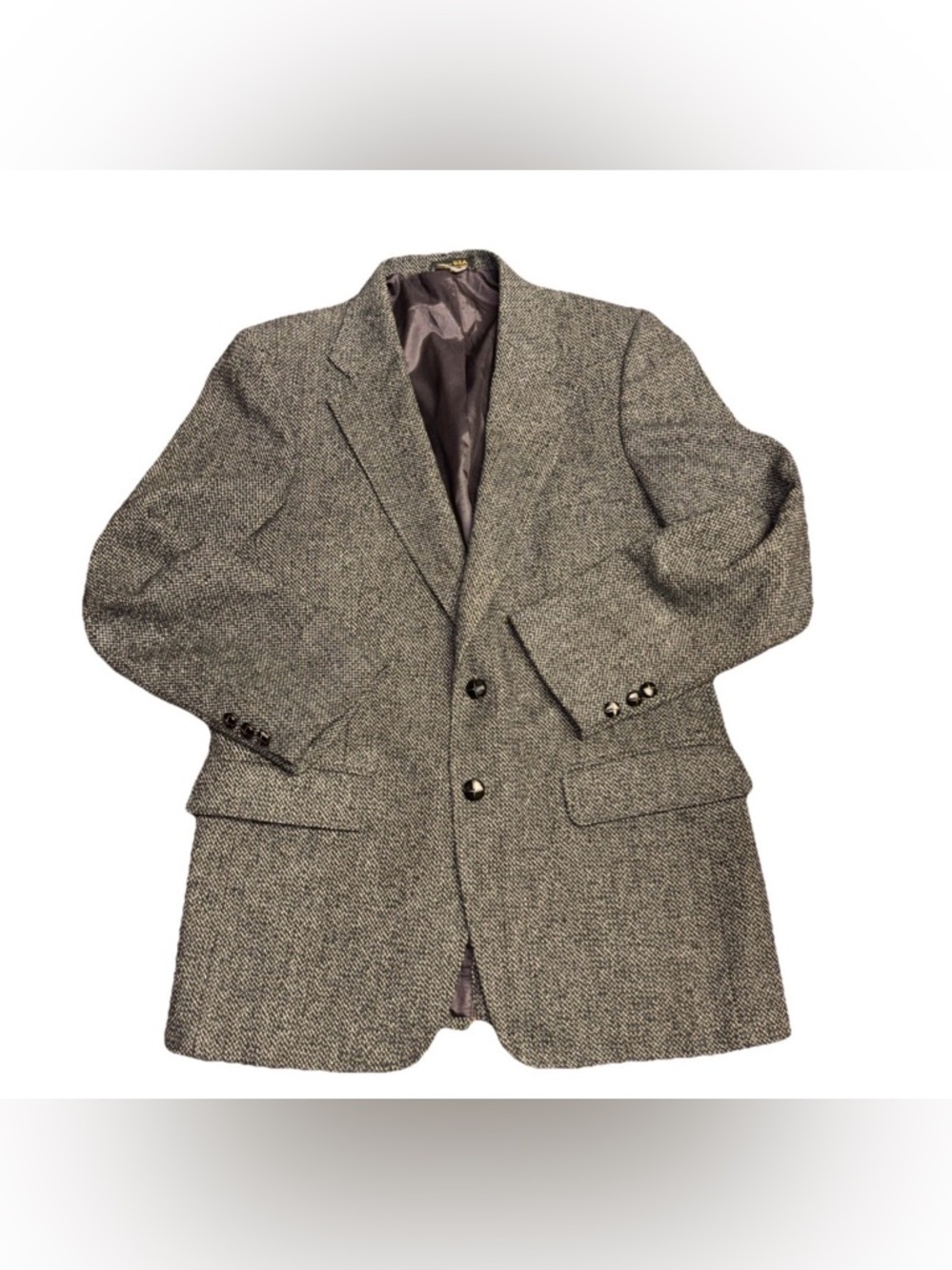 Austin Manor Blazer Wool Jacket Made In USA 40R Vintage Formal READ‎